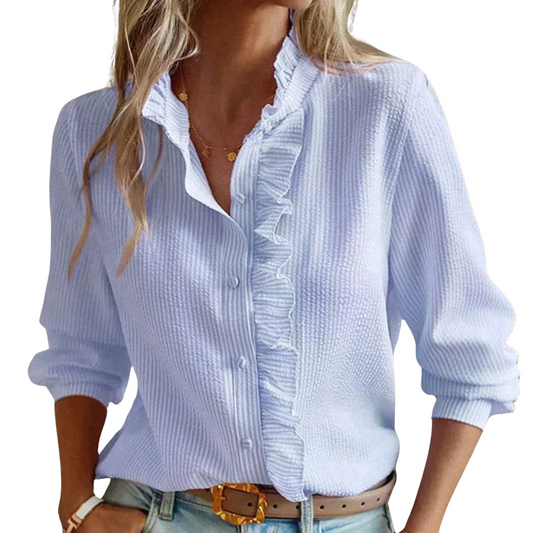 Elegante Bluse mit langen Ärmeln
