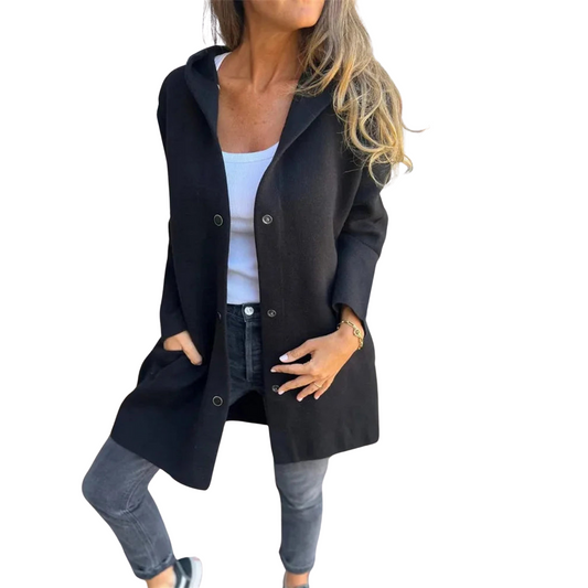 Legere Jacke mit Knopfverschluss
